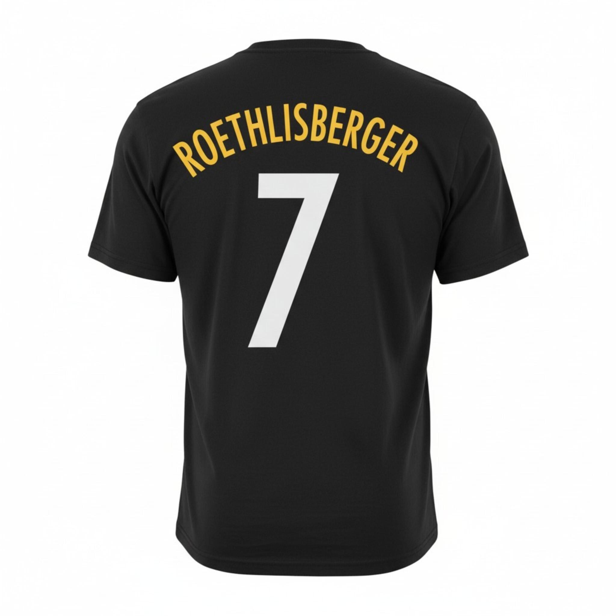 Shirt NFL Pittsburgh Steelers Roethlisberger In Schwarz 2/4