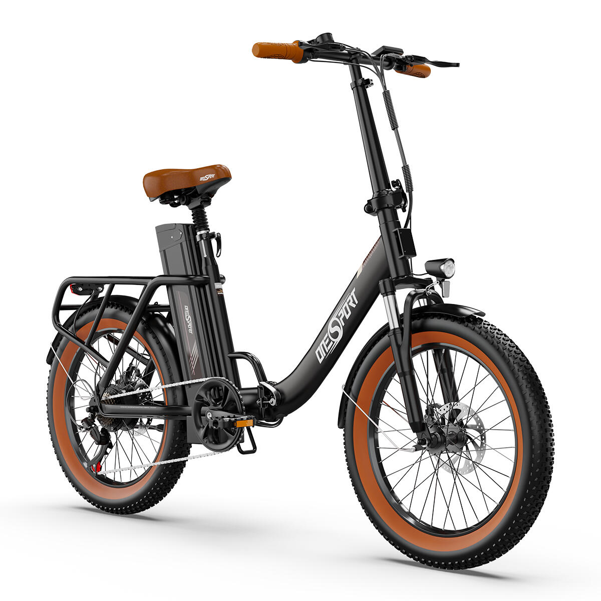 Skladací mestský elektrobicykel ONESPORT OT16-2 48V 17Ah 20" pláště 2/15