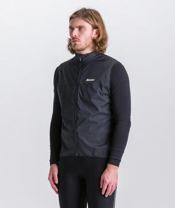 Ventus - Gilet Coupe Vent - Homme - noir Velò