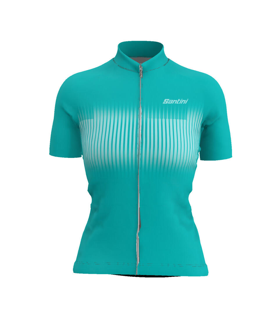 Cloe - Dames Shirt Met Korte Mouwen - Water - Wielersport 1/4