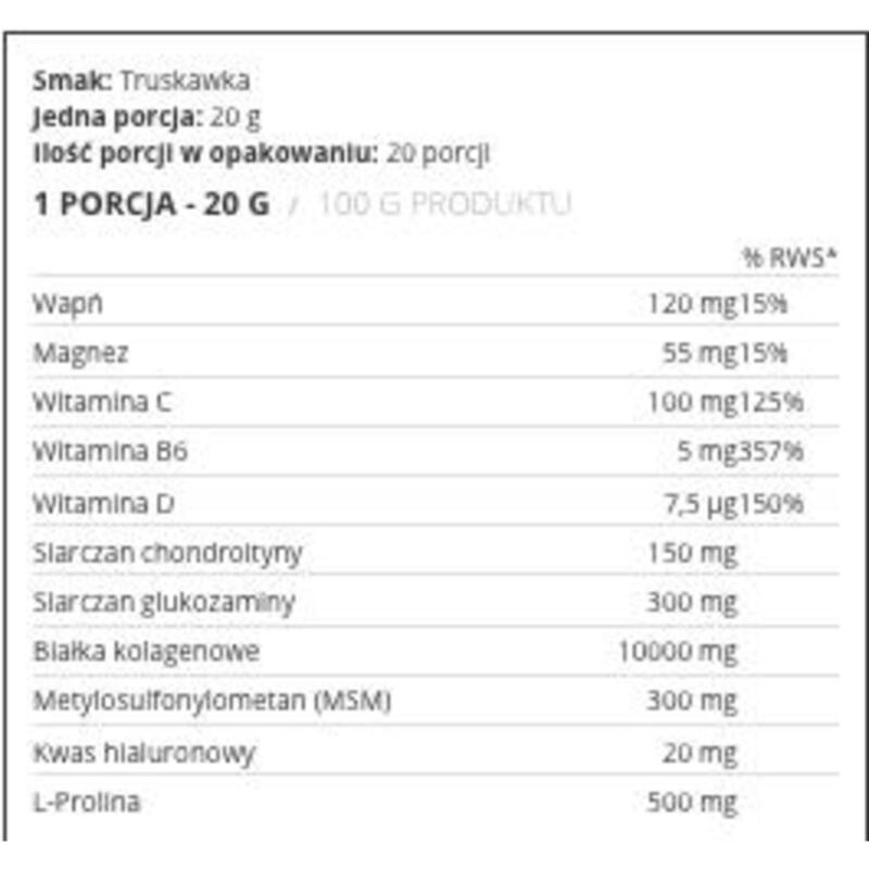 FLEXIT DRINK, 400 g, jahoda