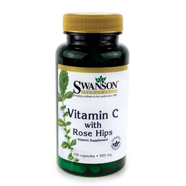 Vitamin C with Rose Hips 100caps(500mg)