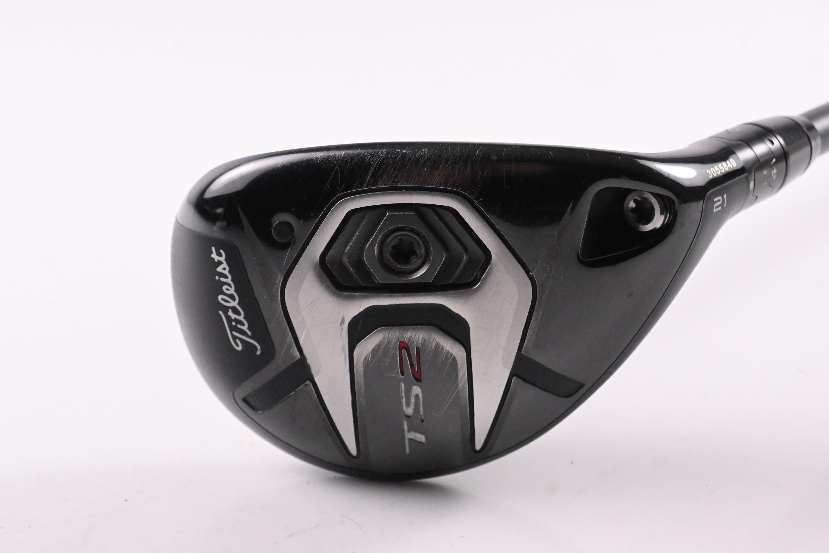 Titleist TS2 #3 Hybrid / 21 Degree / Regular Flex HZRDUS Smoke