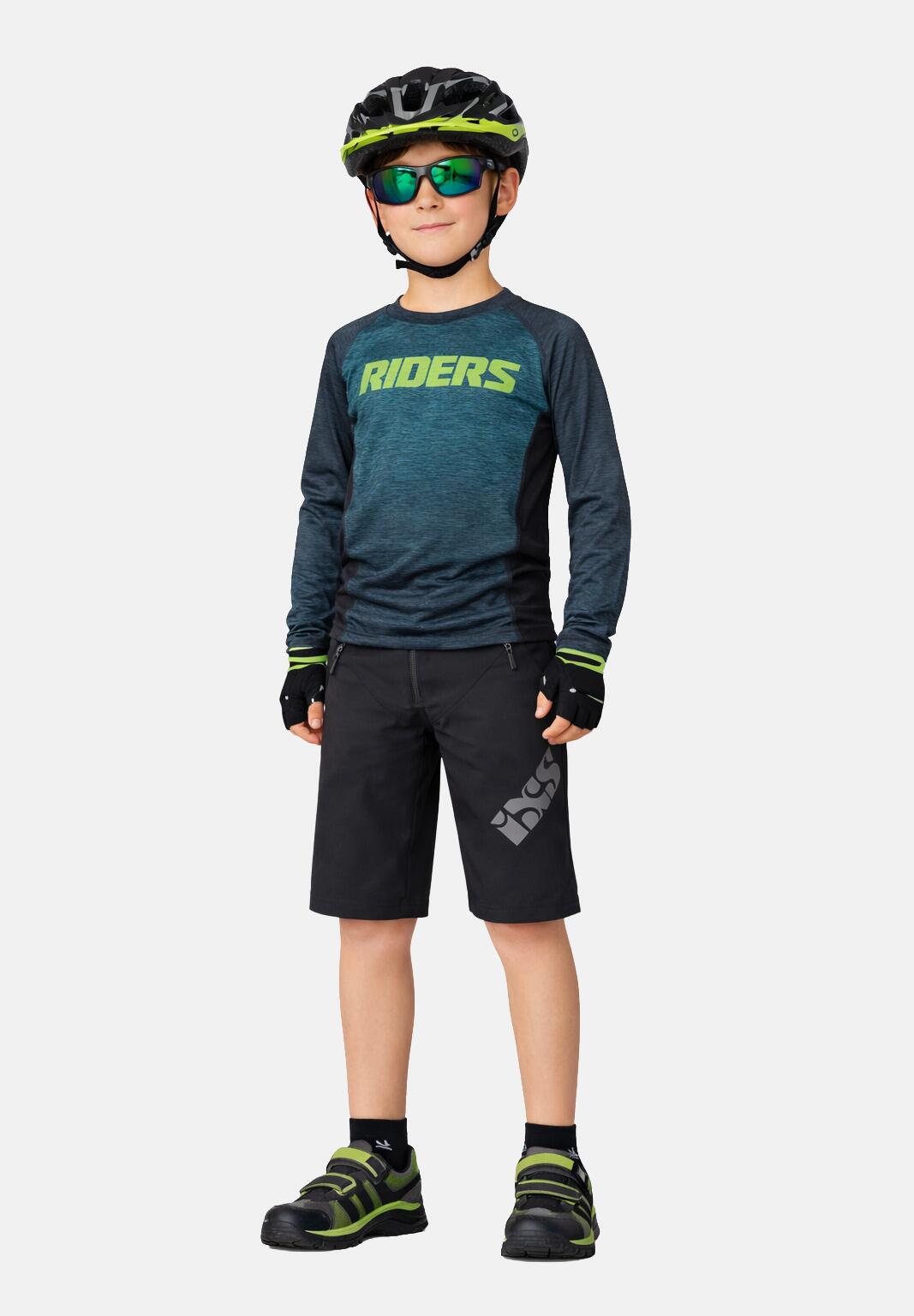 Trigger-Kindershorts - Schwarz 6/7