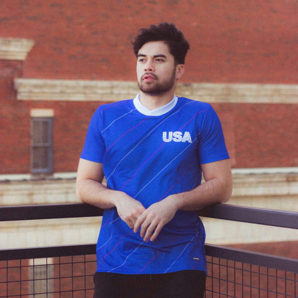 Estados Unidos 1984 - Camiseta de fútbol retro - Roja – COPA Football 2/7