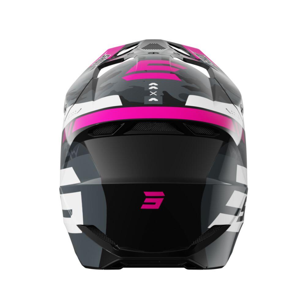 Capacete Shot Furious - Rosa Brilhante 3/4