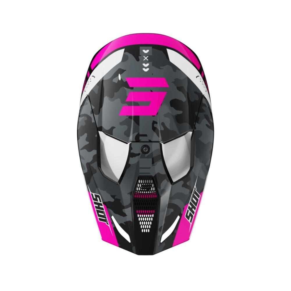Capacete Shot Furious - Rosa Brilhante 2/4