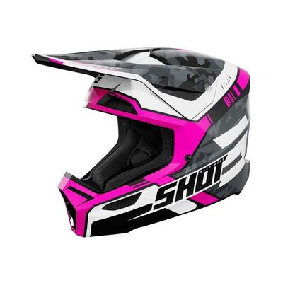 Casco Shot Furious - Rosa Lucido