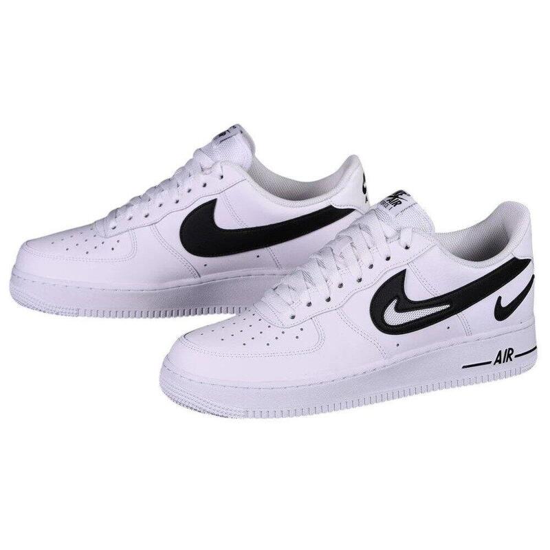 Air Force 1 Low '07 FM Cut Out Swoosh White Black