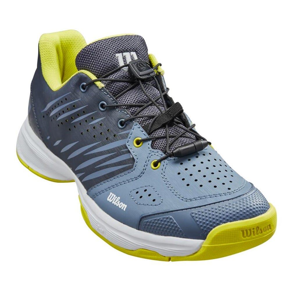 Junior Blue And Green Wilson Kaos 2.0 Ql Wrs329090 Padel Shoes 2/3