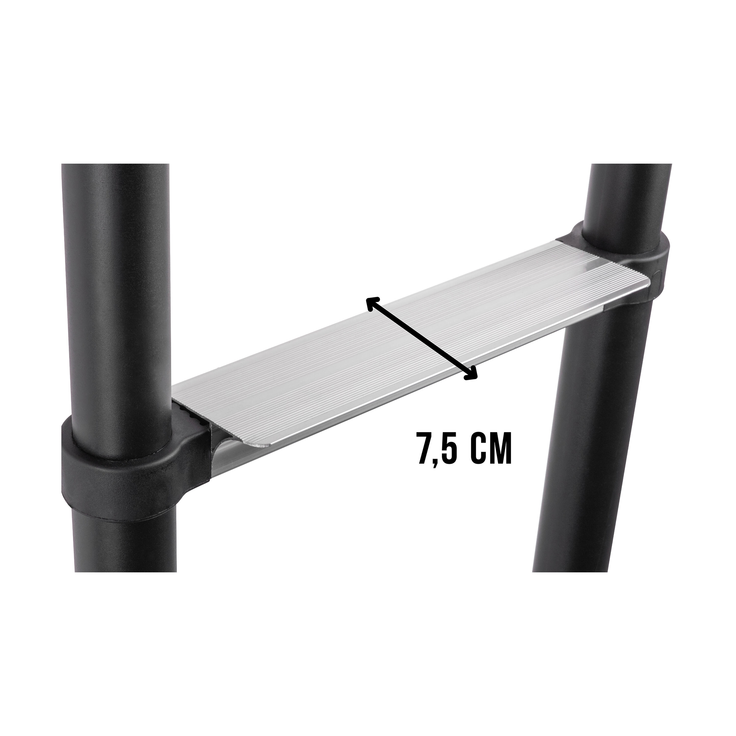 Brunner Laddy Alcove Air - telescoopladder Black 6/7