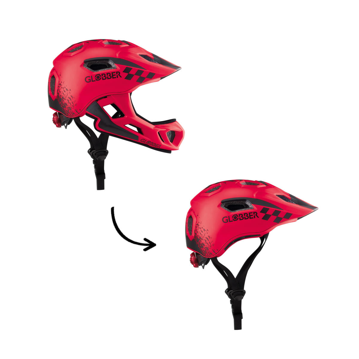 Casque RACING Taille XS-S (48 à 53 cm) - Rouge 3/7