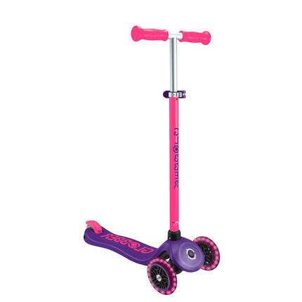 Trottinette 3 roues PRIMO PLUS LIGHTS NEON - Violet