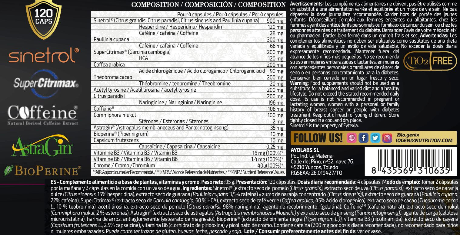 Thermoluxe - 120 capsules de IO.Genix 2/3
