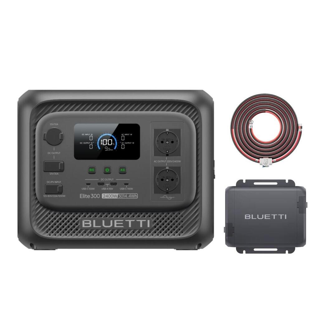 Elite 300 + Charger1  3014Wh Portable Power Station for RV Trips and Home Backup