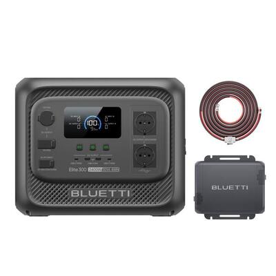 Elite 300 + charger1 draagbare powerstation 3014wh voor camper, noodstroom thuis
