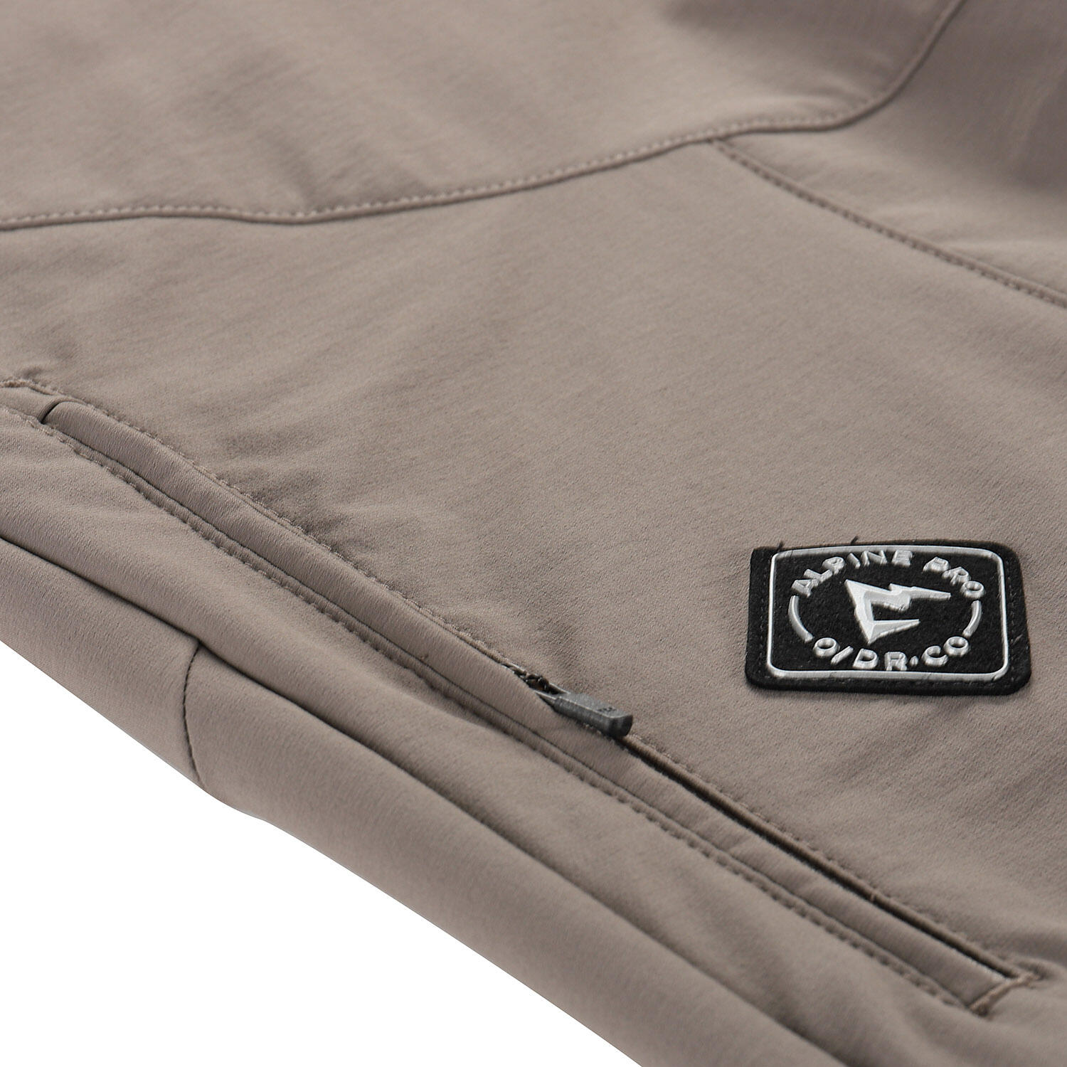 Pantalones softshell AKAN 3 hombre ALPINE PRO Beige 4/15