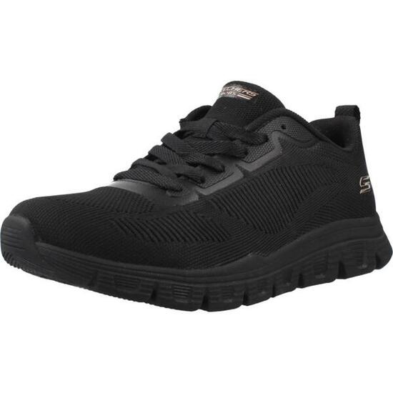 Skechers BOBS Flex Donna Sneakers Nero BBK Scarpe Casual Comode Memory EU 36