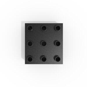 Behumax- Rack De Suelo Para 9 Barras 3/4