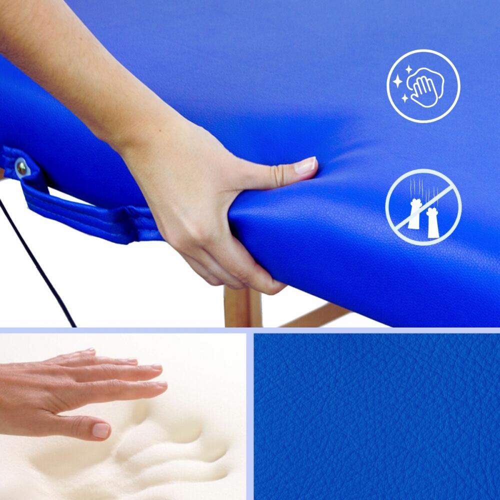 Table de Massage Pliante Portable Bois réglable Système de Verrouillage 3/8