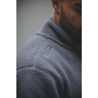 Erima ts teddyfleece jack leigrijs junior
