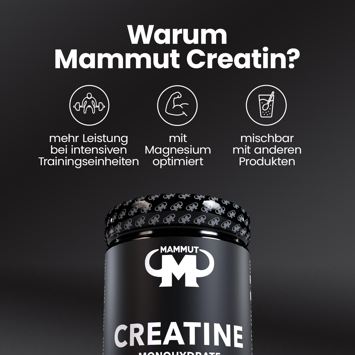 Creatine Monohydrate Powder - 550 g Dose 4/4