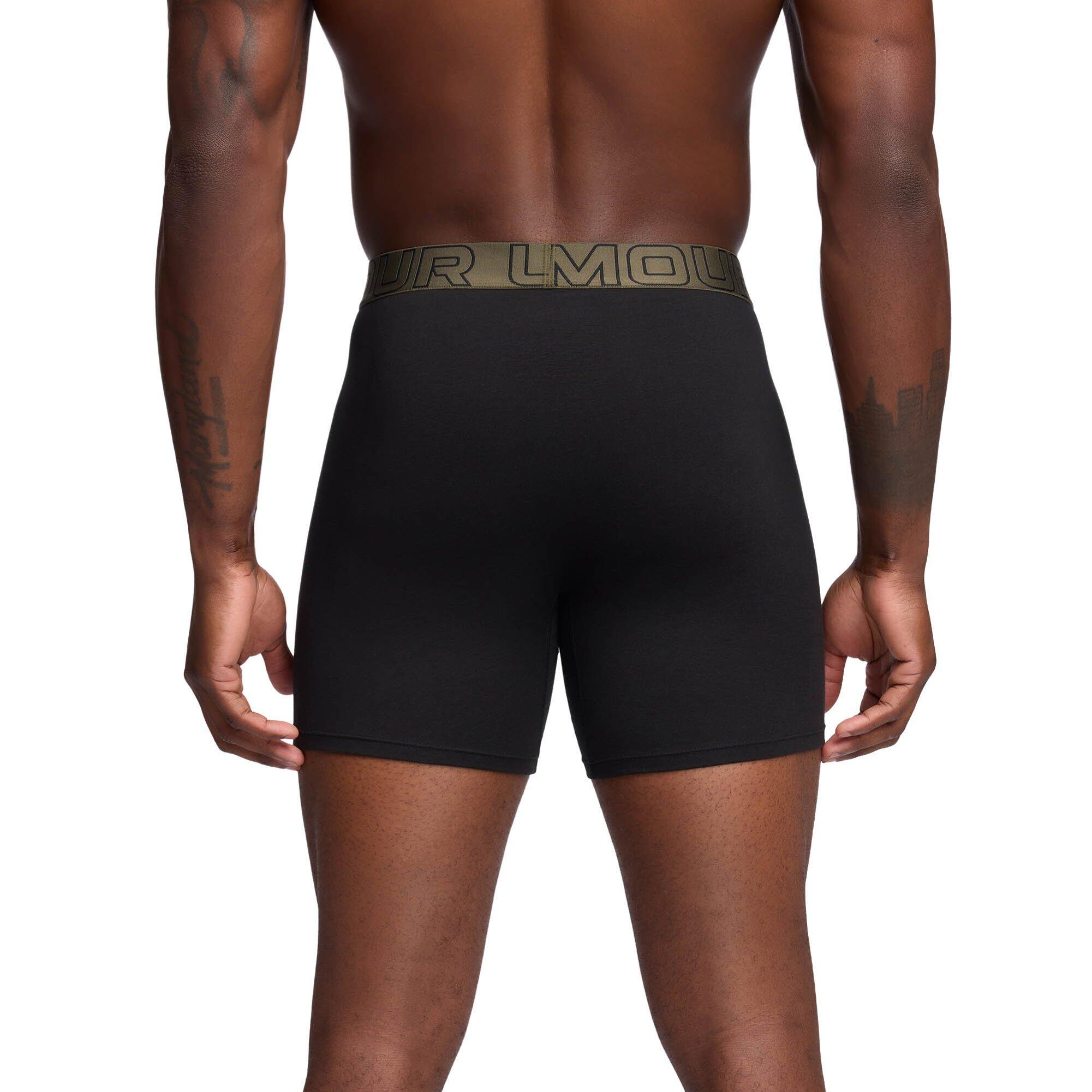 Boxershort Herren 3er Pack Figurbetont-UA PERFORMANCE COTTON - SOLID 6 IN 3PK 5/5