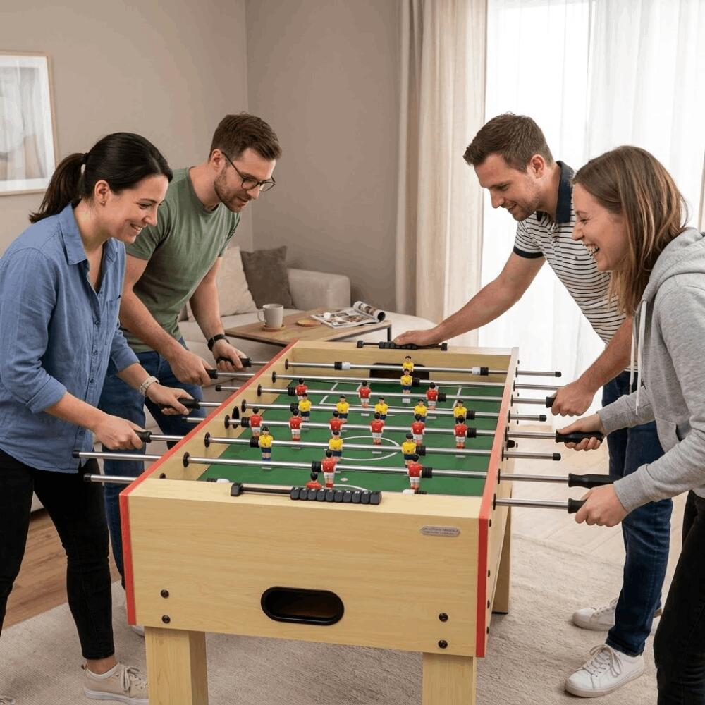 Babyfoot semi-professionnel Silver Competition Classic Players 138 x 70 x 88,5cm 5/7