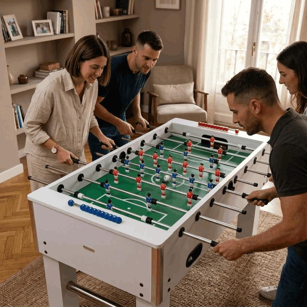 Devessport - Futebol de mesa semiprofissional Salón Blanco Jogadores Clássicos 4/4