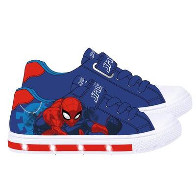 Scarpe in tela per bambini CERDÁ Spider-Man con luci e suola in PVC