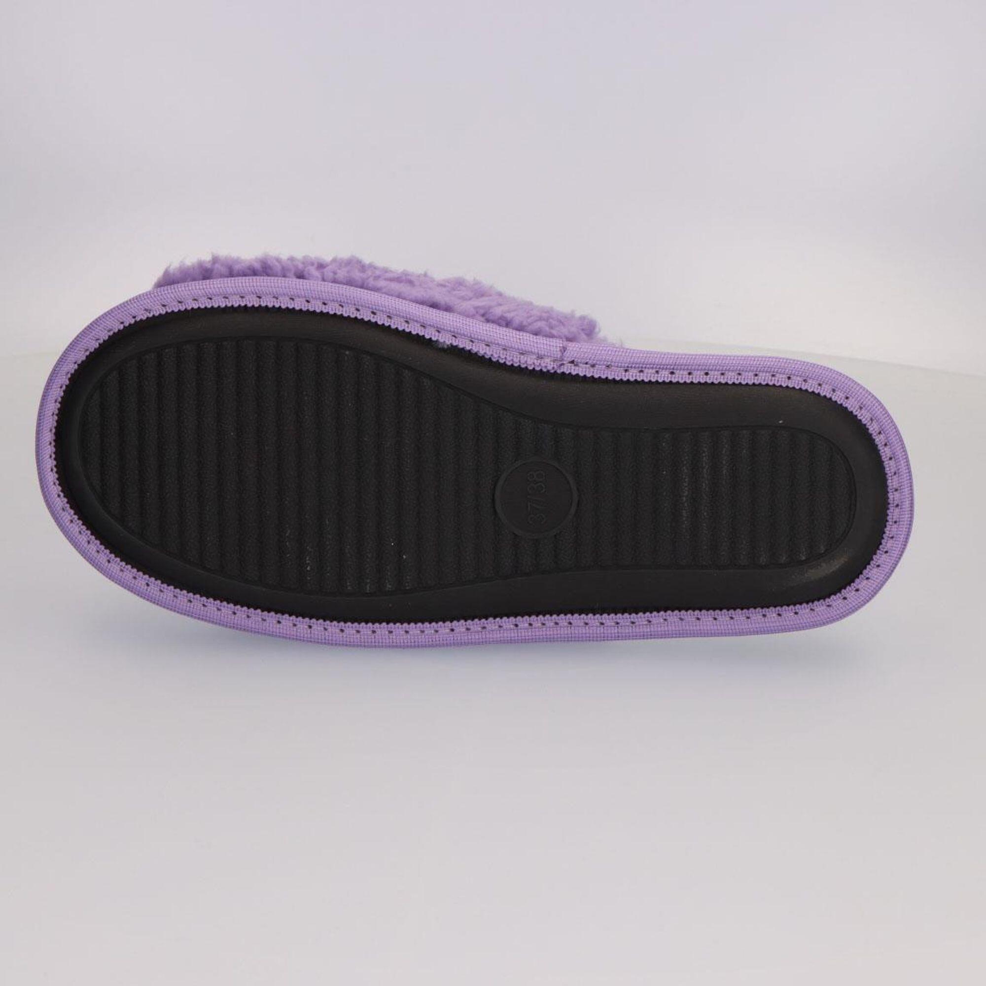 Chaussons ouverts Kuromi Sanrio CERDÁ, doublure douce et bout ouvert 5/5