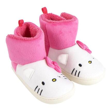 Chaussons bottines Hello Kitty, doublure douce et semelle flexible