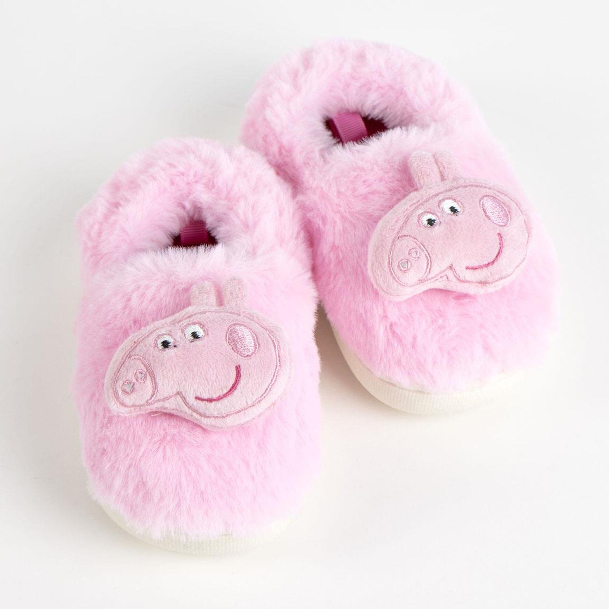 Chaussons type ballerine Peppa Pig, sans lacets, en polyester 2/6