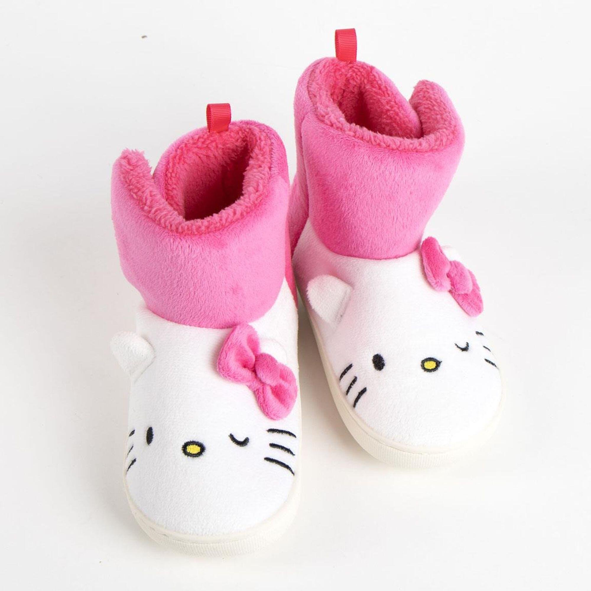 Chaussons bottines Hello Kitty, doublure douce et semelle flexible 2/7