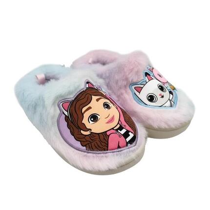Chaussons style ballerine Gabby's Dollhouse, polyester rose, sans lacets