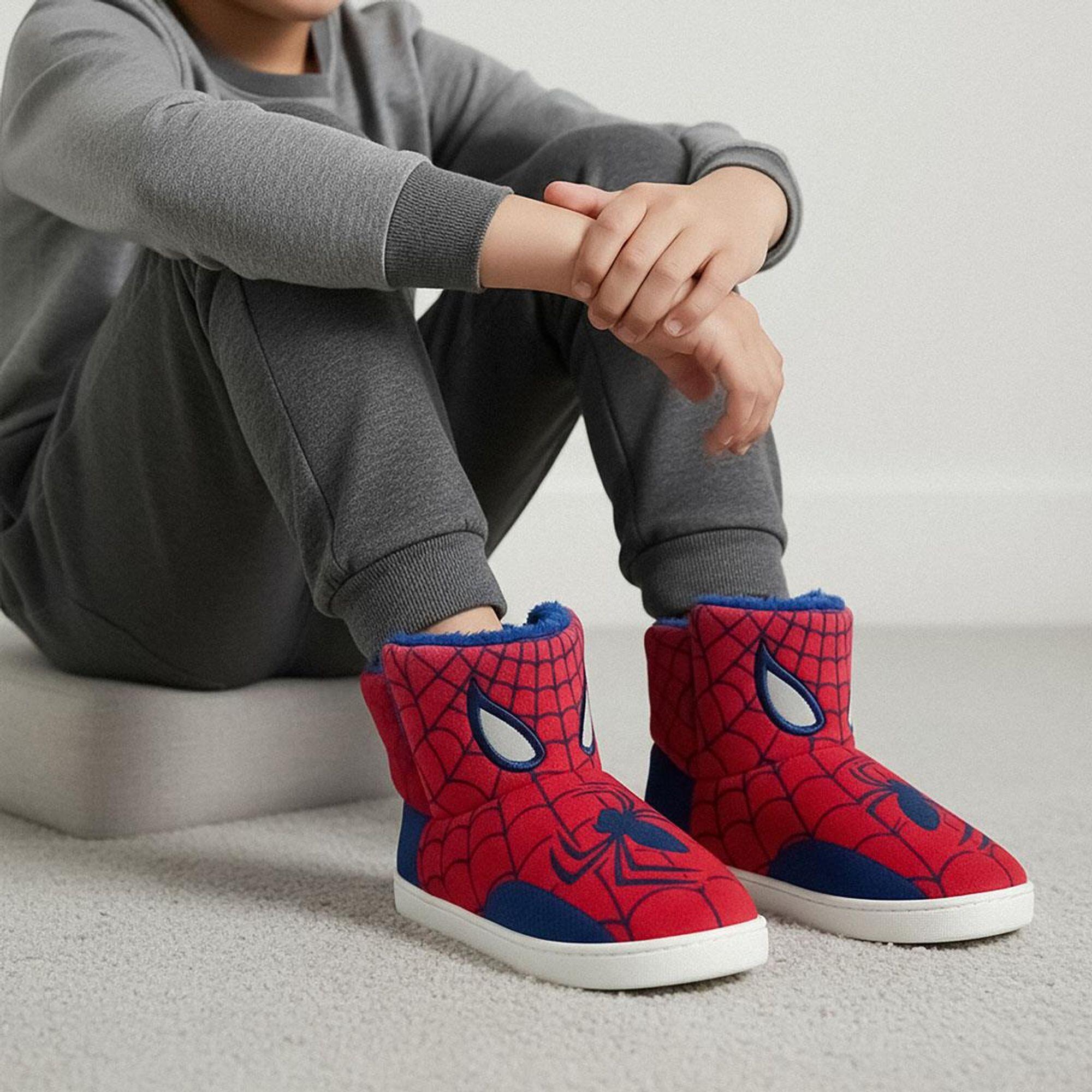 Chaussons bottines CERDÁ Spider-Man, doublure douce et applications décoratives 7/7