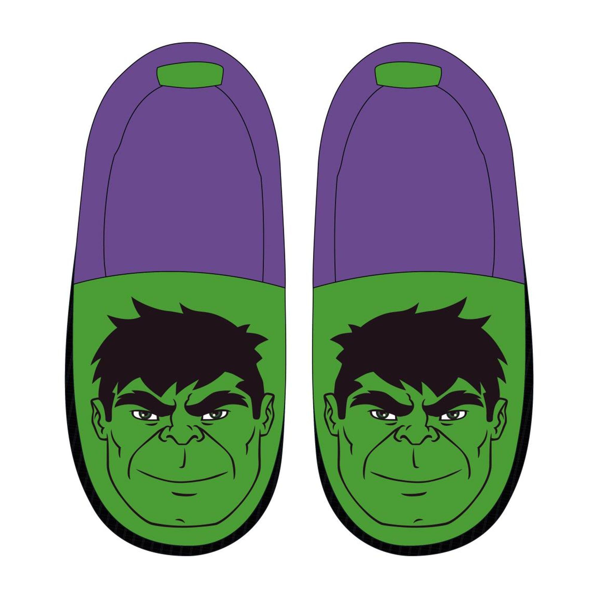 Chaussons type ballerine CERDÁ Marvel Avengers Hulk, vert, sans lacets 2/6