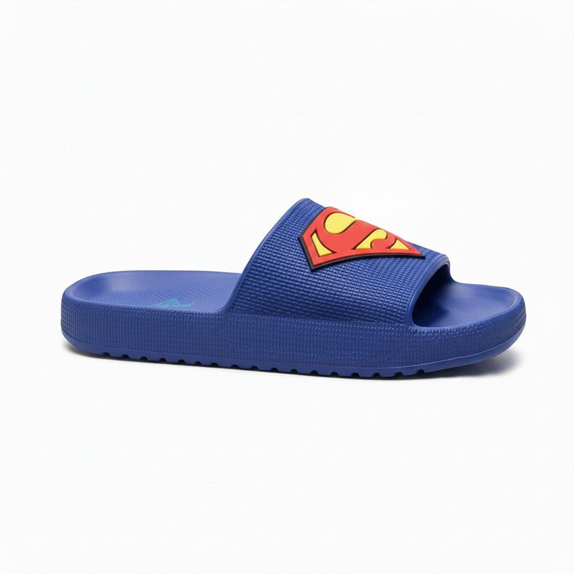 Ciabatte bambini Superman in EVA, cinturino largo con logo in rilievo 2/7