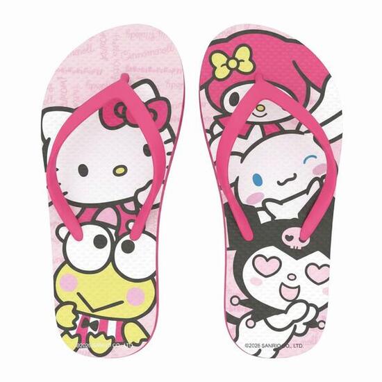 Tongs enfants CERDÁ Hello Kitty, flip-flop imprimé multicolore