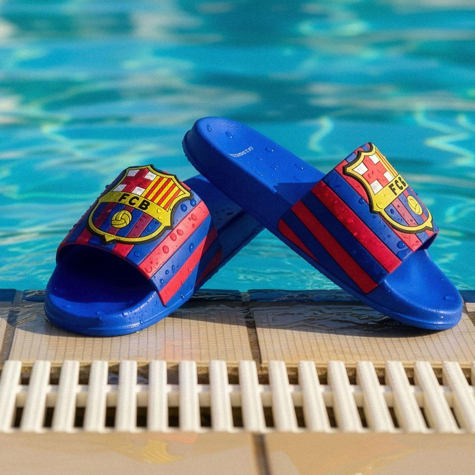 Infradito in PVC FC Barcelona per bambini con stemma ufficiale 7/7