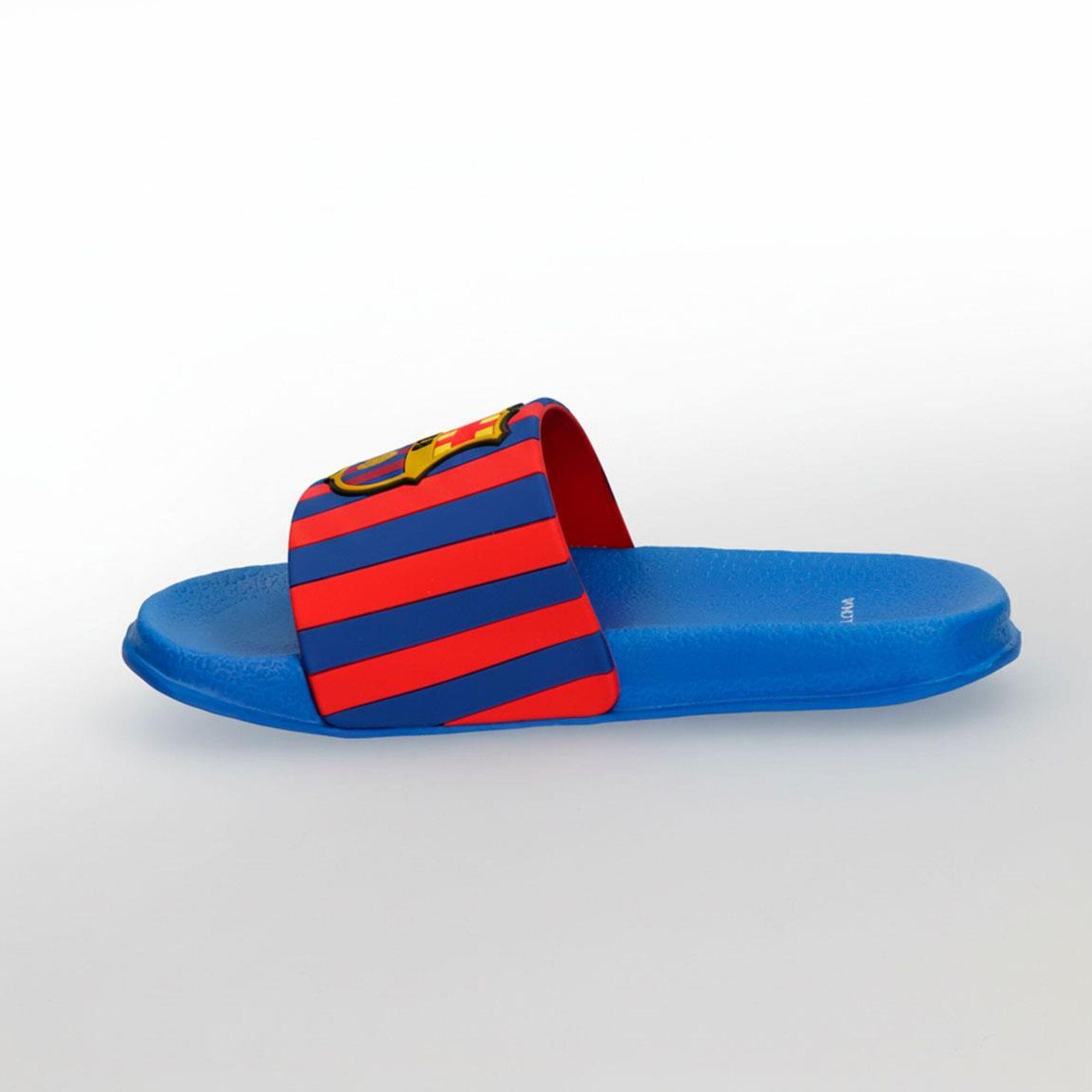 Infradito in PVC FC Barcelona per bambini con stemma ufficiale 4/7