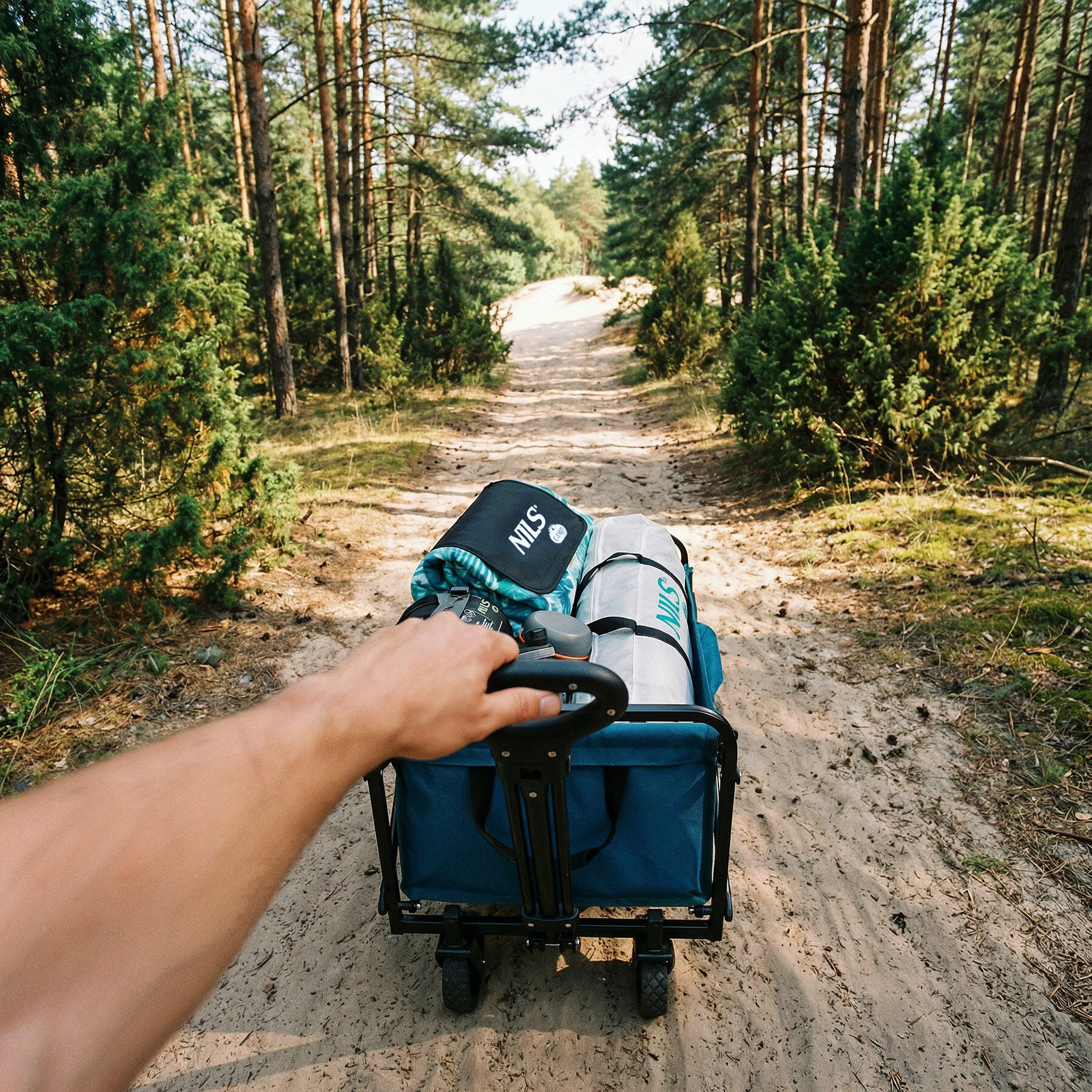 Chariot de voyage pliable 70 L Nils Camp 5/7