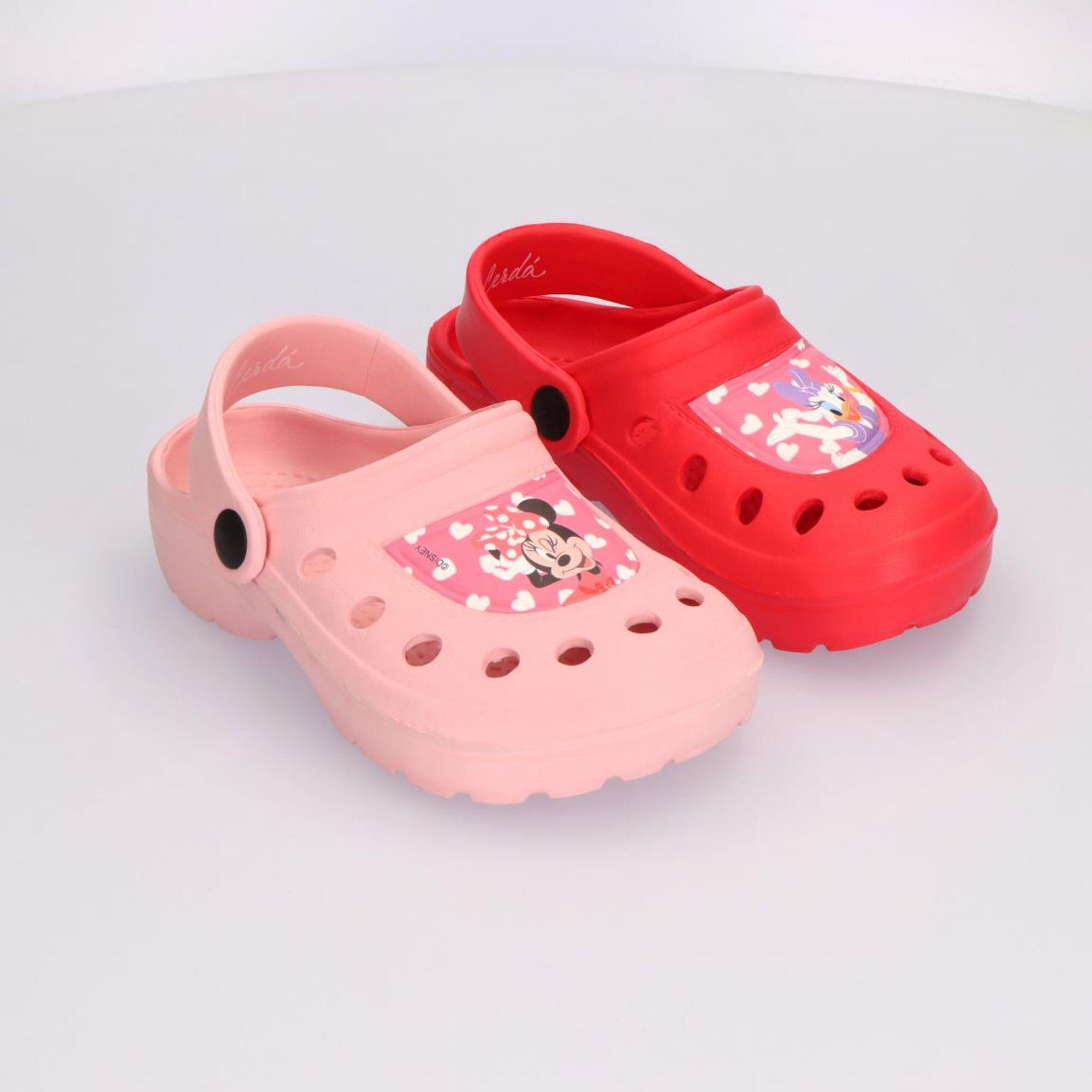 Sabots enfant EVA Minnie Mouse avec bride arrière et perforations 2/7