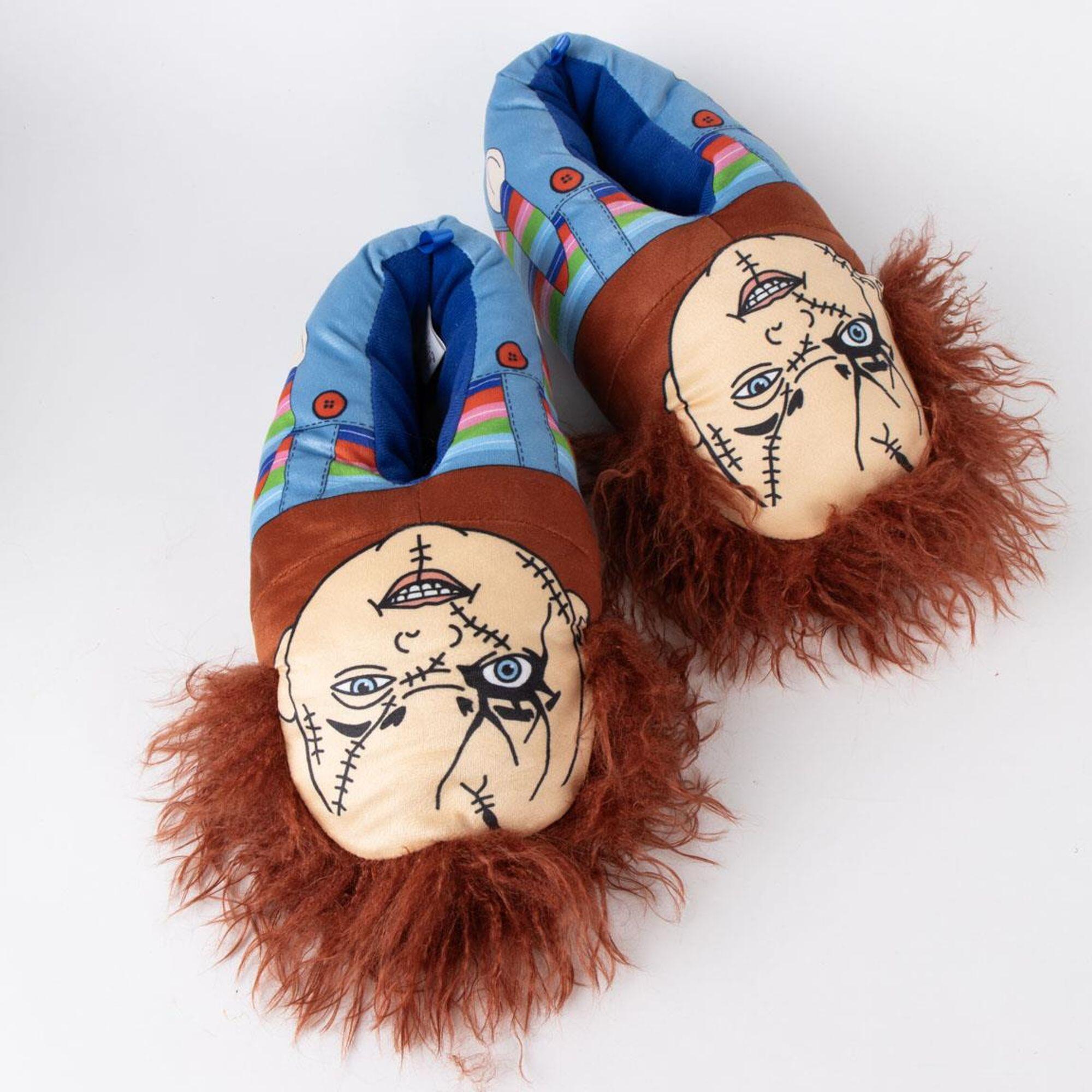 Chaussons Chucky 3D pour enfants - intérieur rembourré, semelle antidérapante 7/7
