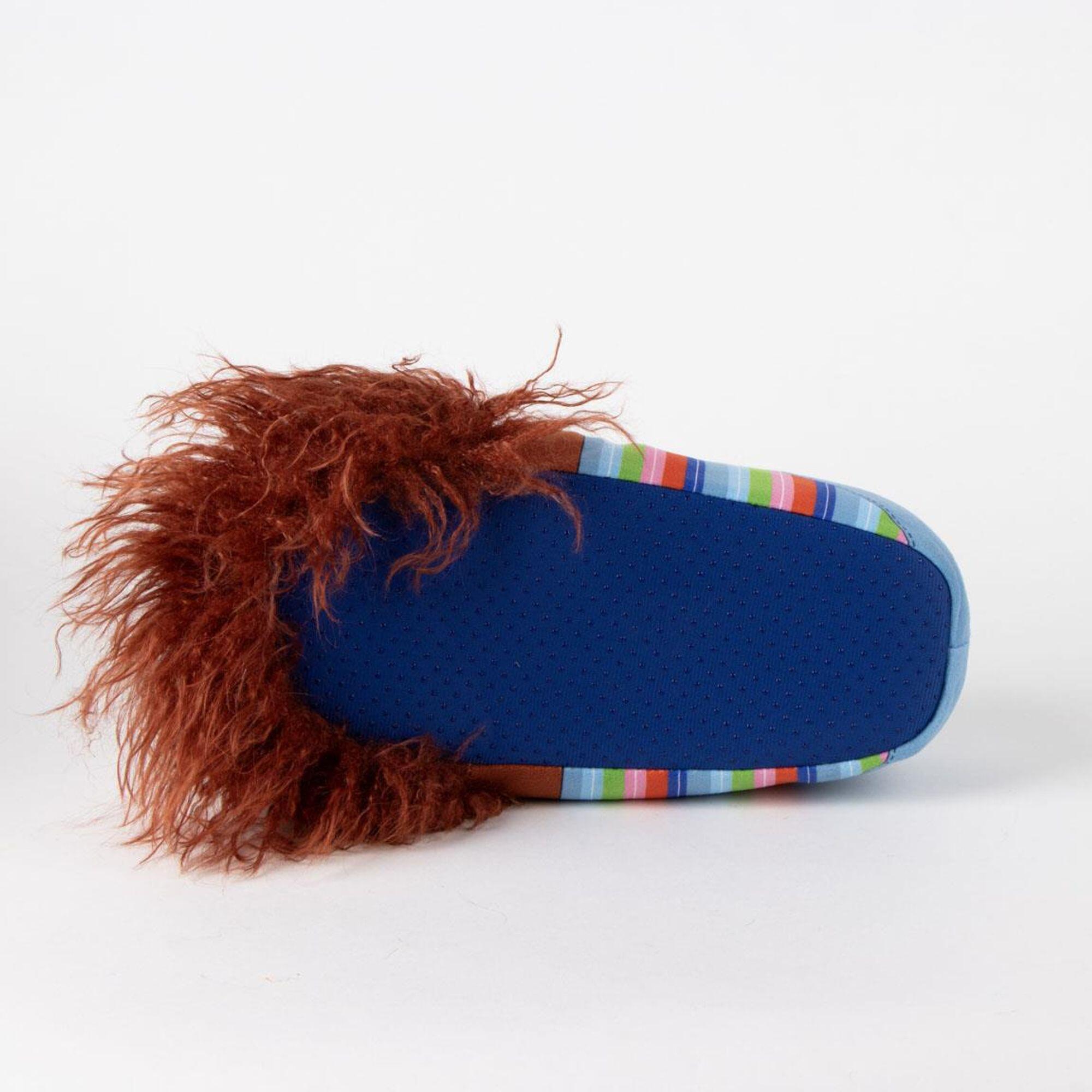 Chaussons Chucky 3D pour enfants - intérieur rembourré, semelle antidérapante 4/7