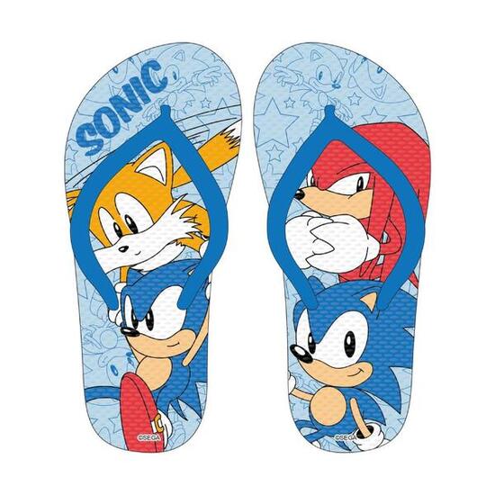 Chanclas infantiles Sonic CERDÁ - flip flop estampado, tira en Y, EVA