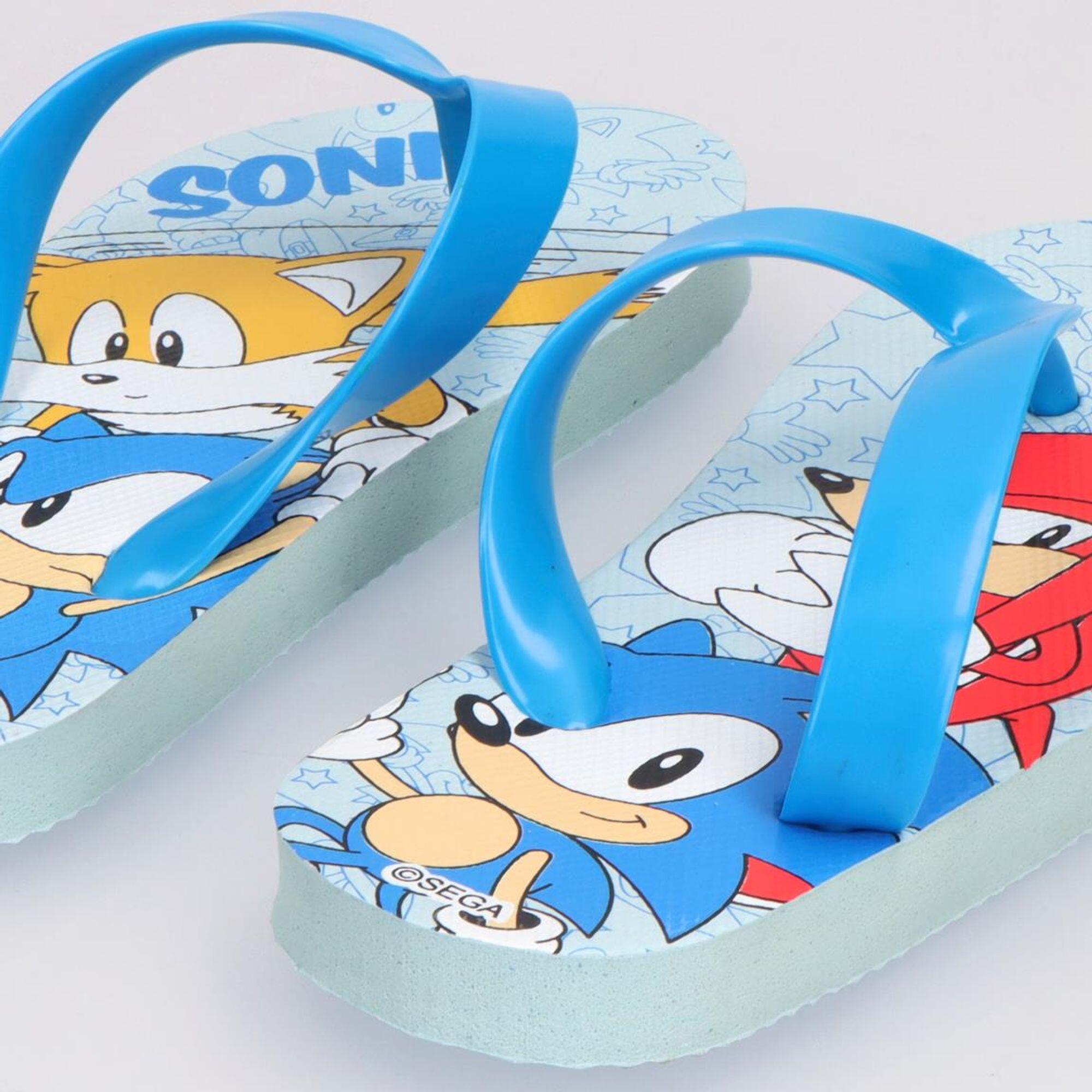 Ciabatte bambini Sonic CERDÁ - flip flop stampato, cinturino a Y, EVA 6/6