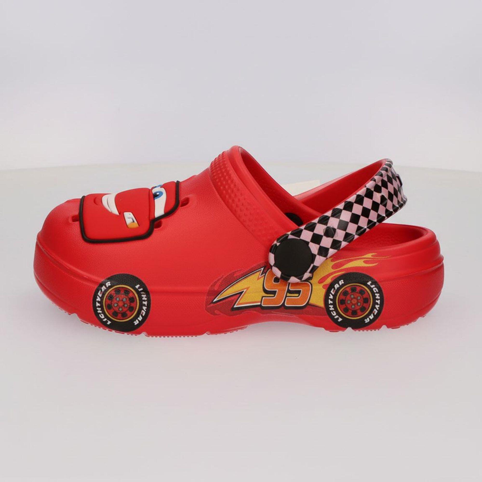 CERDÁ Kinderclogs Disney Cars, rotes EVA mit Pins und Fersenriemen 4/7
