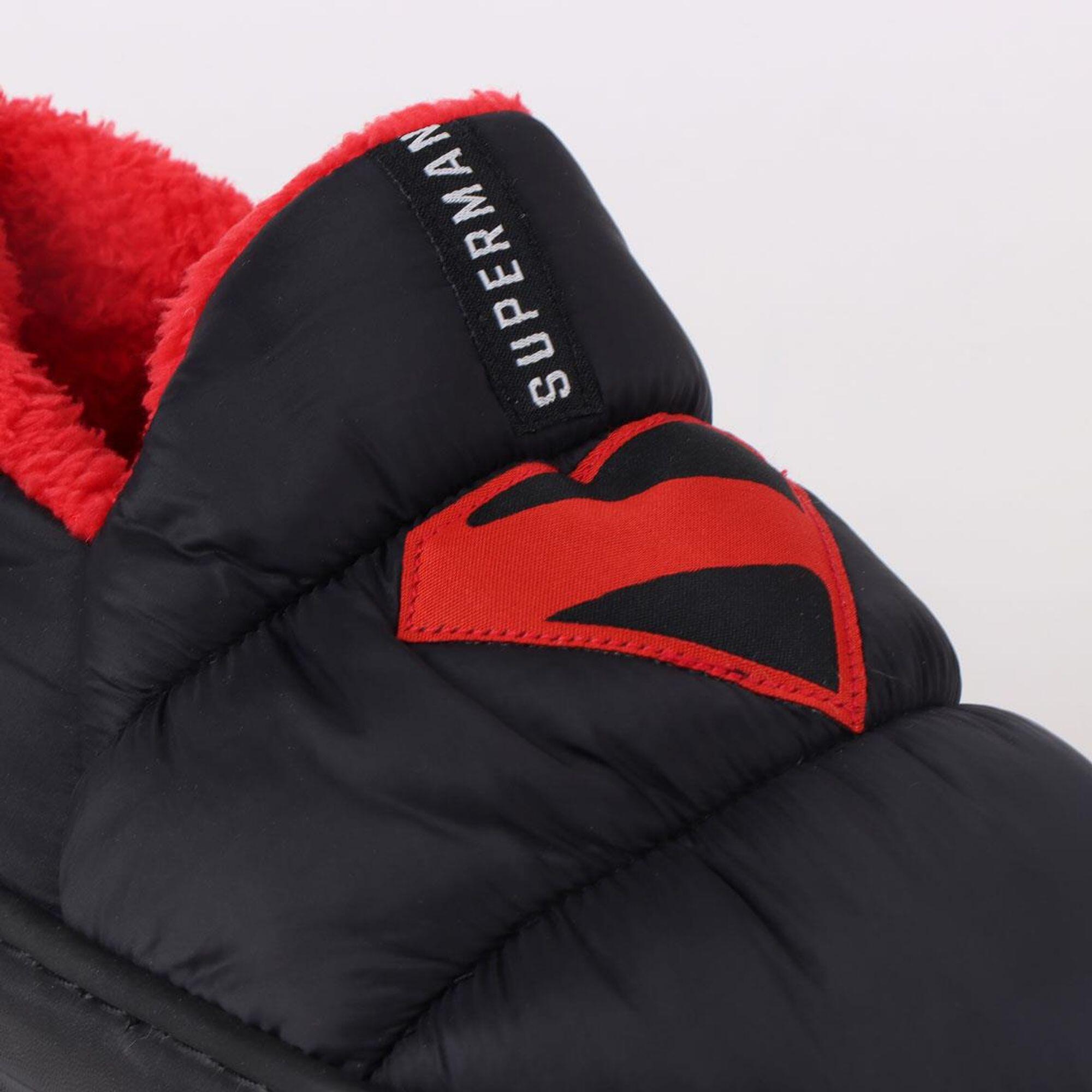 Superman Hausschuhe offen für Kinder - weiches Futter, rutschfeste Sohle 7/7