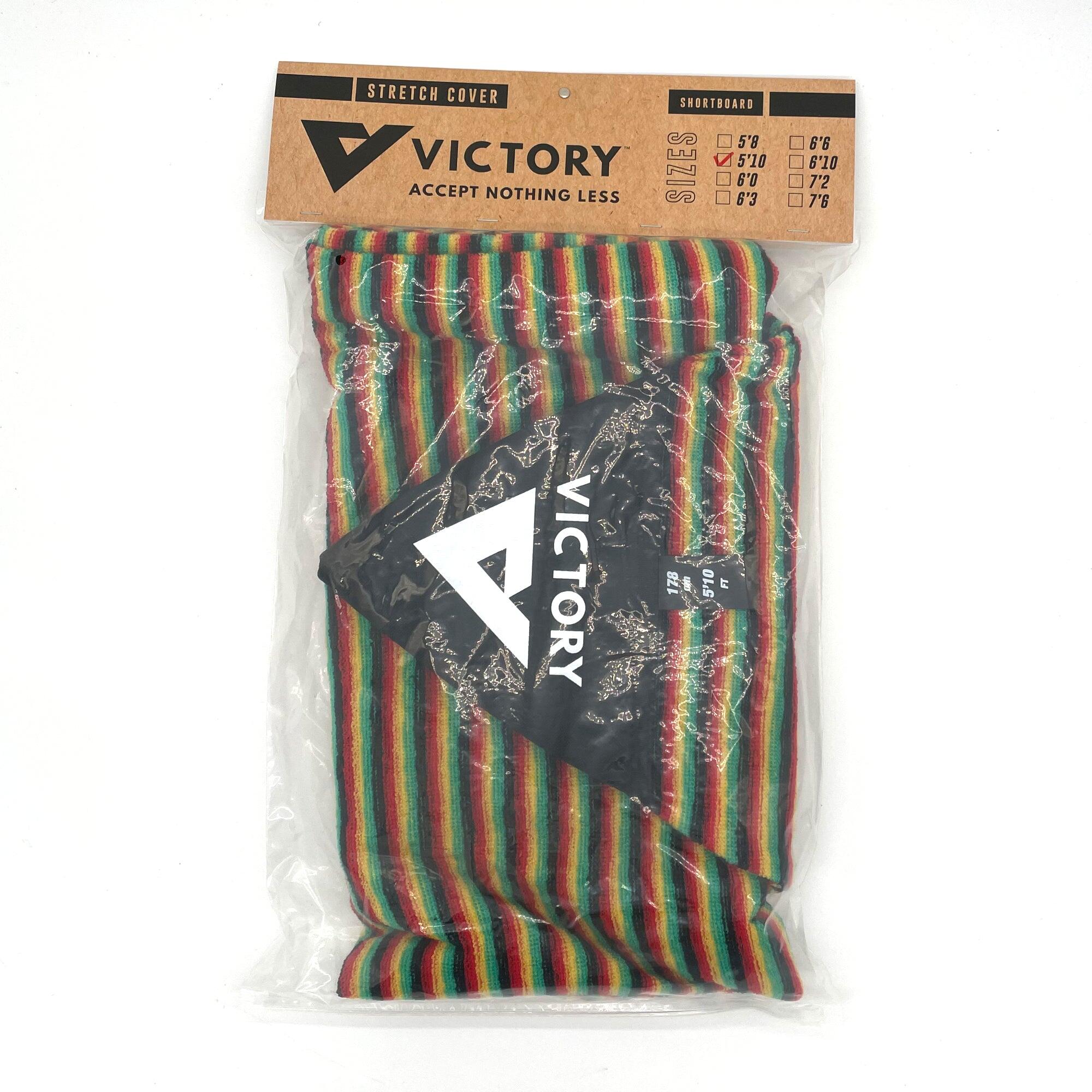VICTORY - Housse chaussette surf - Shortboard - 5'10 - Rasta 4/4